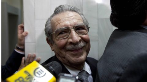Exgeneral José E. Ríos Montt.