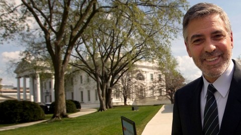 George Clooney se encuentra en Berlín preparando el rodaje de su nuevo filme como director.