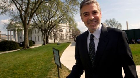 George Clooney se encuentra en Berlín preparando el rodaje de su nuevo filme como director.
