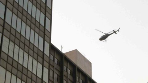 Helicópteros del Estado de México colaboran en el traslado de heridos