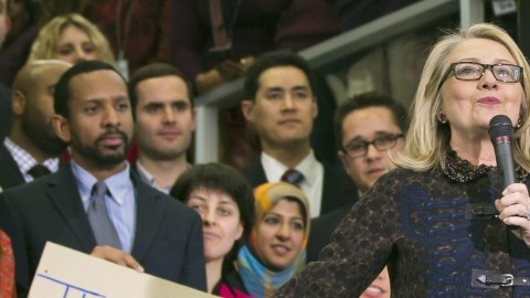Hillary Clinton, en su último día como titular de la Secretaría de Estado,  se despidió poco antes de la investidura de  John Kerry.