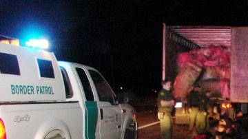 En el año 2008, 61 supuestos indocumentados fueron encontrados en un camión en San Diego.