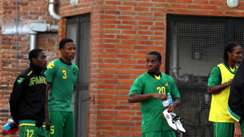 La selección de Jamaica arribó desde el domingo a la ciudad de México