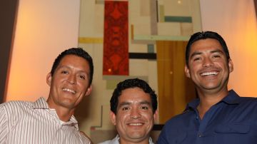 Los hermanos Antonio, Eduardo y Martín Castillo, dueños de los restaurantes Limón de San Francisco.
