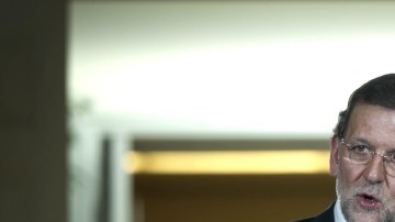 El presidente del Gobierno, Mariano Rajoy, en rueda de prensa, ayer, tras presidir última reunión del Consejo de Ministros.