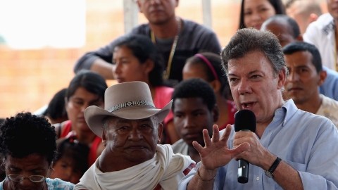 El presidente colombiano, Juan Manuel Santos.