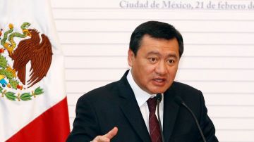 Autoridades mexicanas, expectantes sobre la posible muerte del 'Chapo'. En la foto, el secretario de Gobernación, Miguel Ángel Osorio Chong.