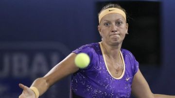 La tenista checa Petra Kvitova derrotó a la danesa Caroline Wozniacki