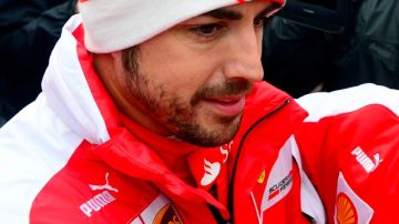 Fernando Alonso  fue el más rápido ayer en Catalunya.
