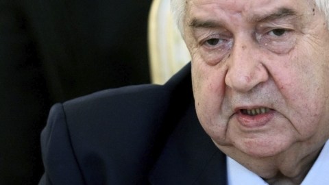 El ministro de Exteriores sirio, Walid al Mualem.