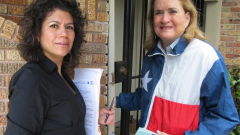 Carol Alvarado y Sylvia García, candidatas al Senado de Texas por el Distrito 6.