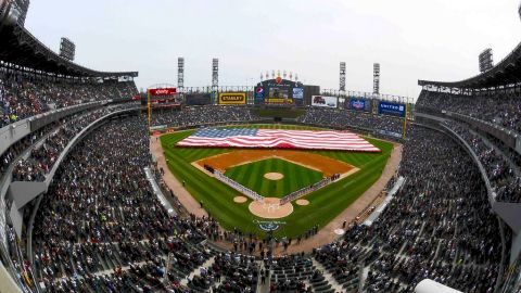 El estadio de los White Sox en su máximo esplendor.