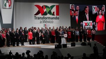 El presidente, Enrique Peña Nieto, encabezó la 21 Asamblea Nacional ordinaria del Partido Revolucioanrio Institucional (PRI), en el Centro Banamex, en Ciudad de México.