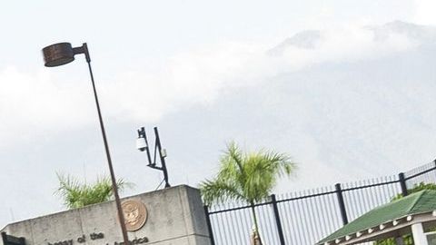 El gobierno de EE.UU. reitera su intención de normalizar relaciones con Caracas. En la foto, la embajada estadounidense en la capital venezolana.