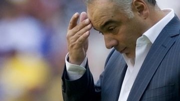 El técnico de Cruz Azul, Guillermo Vázquez Herrera.