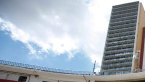 Vista del edificio del Centro Nacional Electoral (CNE), en Caracas.