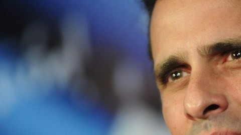 Henrique Capriles, líder de la oposición venezolana.