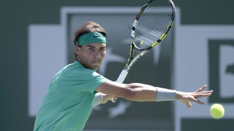Rafa Nadal va camino del número uno en el ránking en Indian Wells.