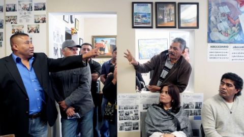 Ayer se caldearon los ánimos entre los activistas de Casa Guerrero, quienes  tomaron las instalaciones  por unas horas.