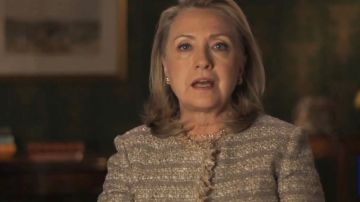 Hillary Clinton en el video difundido en internet por el grupo Human Rights Campaign.
