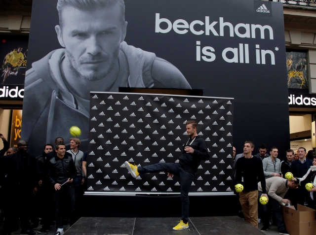 Tras su llegada al  París Saint Germain,  la firma Beckham  recuperó su cotización  y volvió a facturar cifras grandes en el mercado.