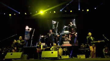 Los Ángeles Azules, se presentaron en la segunda jornada del Festival Vive Latino 2013.