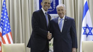 Obama y Peres se encontraron en la primera jornada de la visita del mandatario estadounidense a Israel.