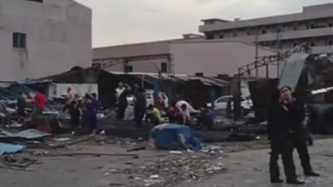 La tormenta sorprendió a varias provincias de China.
