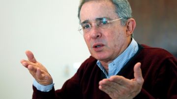 El expresidente colombiano Alvaro Uribe.