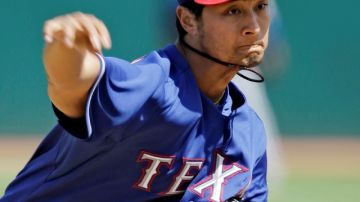 Yu Darvish posible estrella en ciernes de los Rangers de Texas.