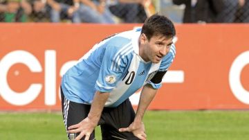 Lionel Messi resultó afectado por los 3 mil 600 metros de altura en La Paz