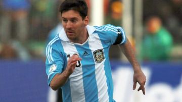 Lionel Messi se vio afectado por la altura de la capítal de Bolivia
