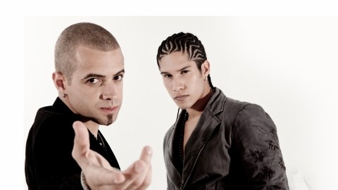 Integrantes del dueto Chino y Nacho.