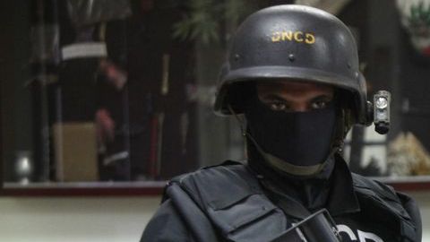 La droga estaba distribuida en 65 pacas.