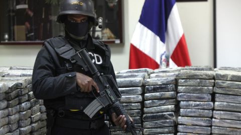 La droga estaba distribuida en 65 pacas.