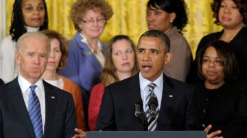 El presidente Barack Obama habla en la Casa Blanca sobre el control de armas.