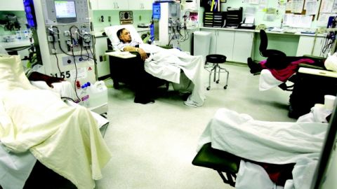 Pacientes de diálisis.