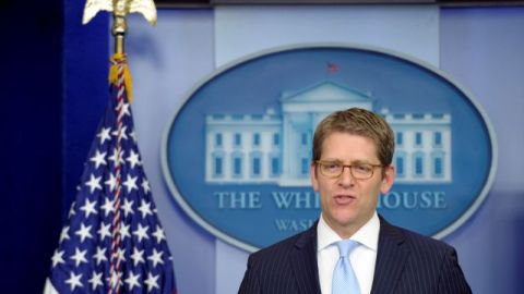 Carney dijo que el trabajo de los senadores refleja los principios del presidente Barack Obama para modificar la ley de inmigración.