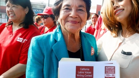 Dolores Huerta  dijo que respalda a Price.