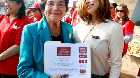 Dolores Huerta dijo que respalda a Price.