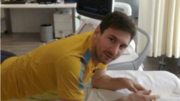Lionel Messi es sometido a pruebas médicas, tras lesionarse