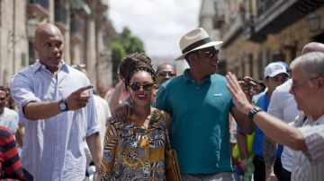 Beyoncé y Jay-Z apreciaron el cariño de los cubanos.