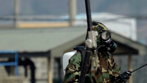 En Corea del Sur se siguen preparando para el momento en que pueda ocurrir un ataque.