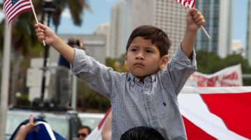 Esta marcha a favor de una reforma migratoria se desarrolló en Miami, Florida, el pasado sábado.