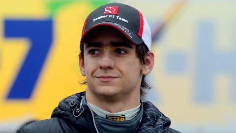 Esteban Gutiérrez, el piloto mexicano de Sauber, cumple su sueño de correr en Shanghai.