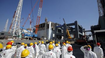 La planta de Fukushima fue dañada por un tsunami.