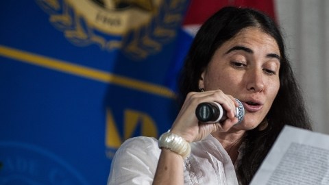 La bloguera y disidente cubana Yoani Sánchez.