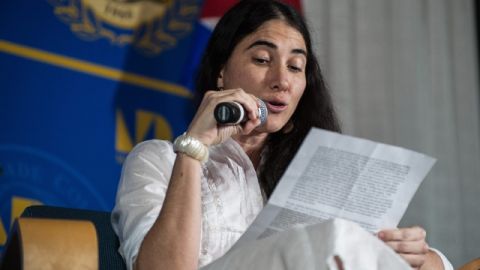 La bloguera y disidente cubana Yoani Sánchez.