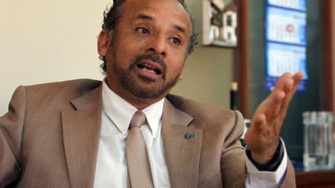 El representante de la UNODC en Bolivia, César Guedes.