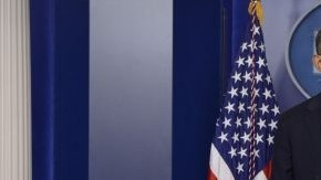 El presidente de EE.UU., Barack Obama, habla durante una conferencia de prensa en Washington DC, sobre las explosiones en Boston.